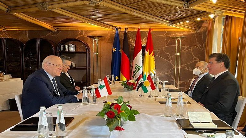 نه‌جیب میقاتى، سەرۆک نێچیرڤان بارزانى بانگهێشتى لوبنان دەکات